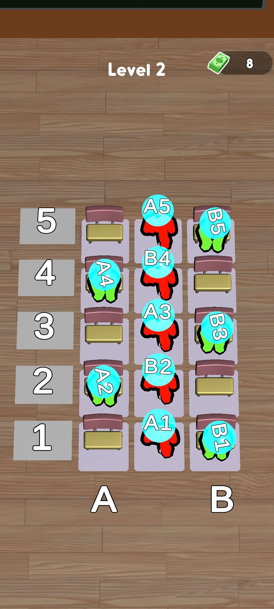 Seat Sort Puzzle screenshot
